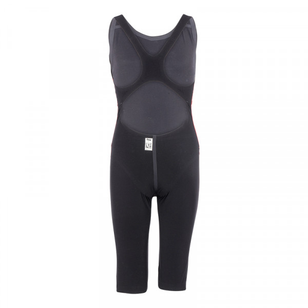 Schwimmanzug Profi schwarz rot