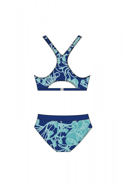 Bikini Damen "Full Bra" Normaler Beinausschnitt