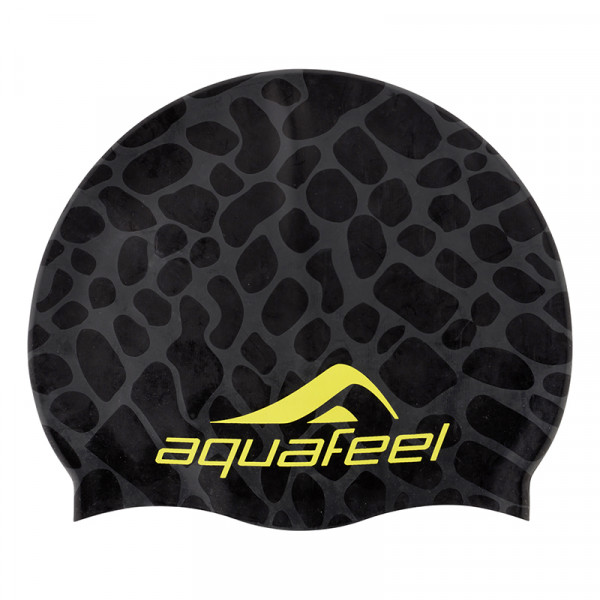 Badekappe Schwarz Silikon Schwimmsport