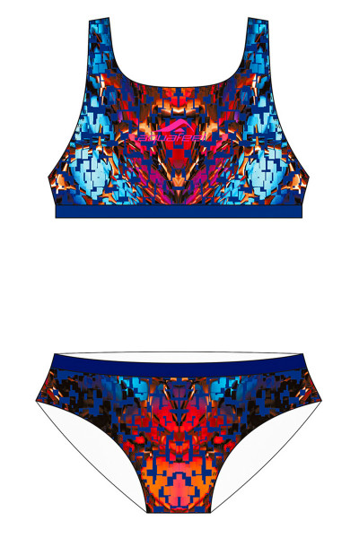 Bikini Damen sportive ergonomische Träger