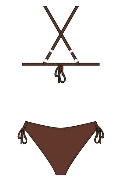 Bikini Damen gefüttert mit Schalen