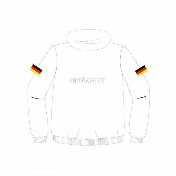 Hoodie Baumwolle DSV Kollektion weiß