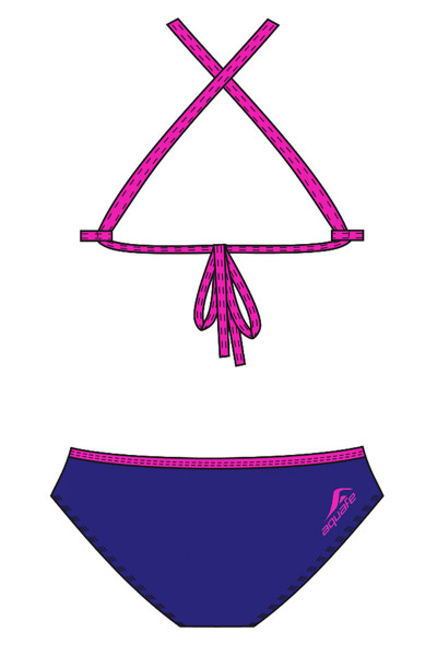 Bikini Damen sportlicher Beinausschnitt