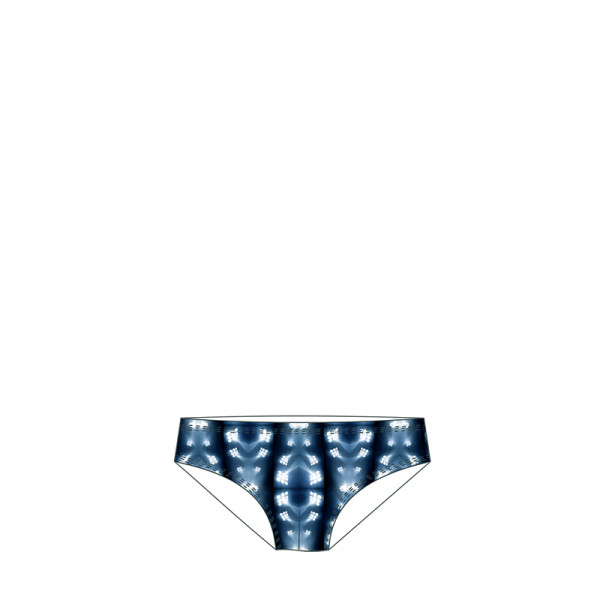 Herren Badehose Rückseite uni