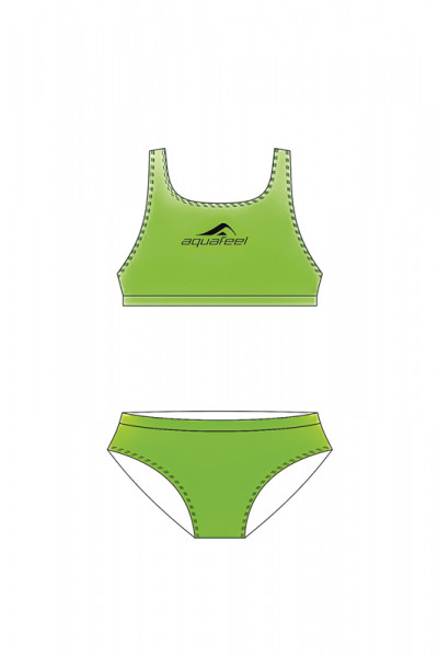Bikini Damen grün sportiv