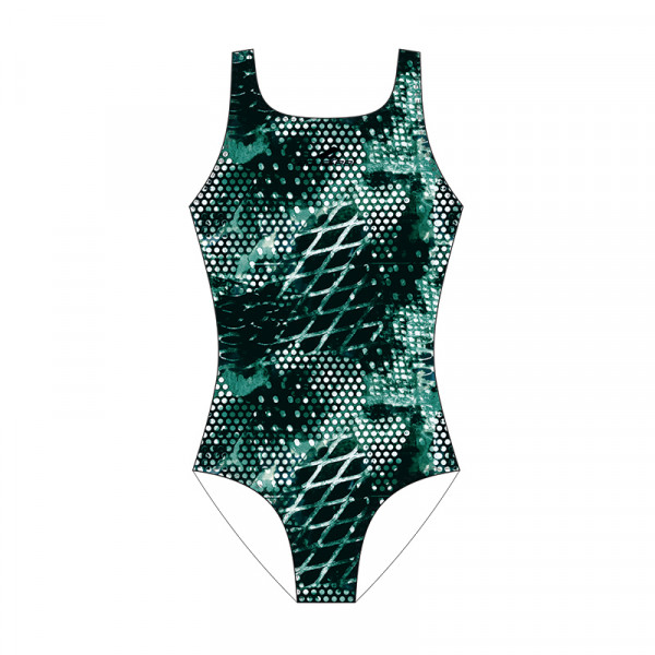 Damen Badeanzug Power Back Half Bra