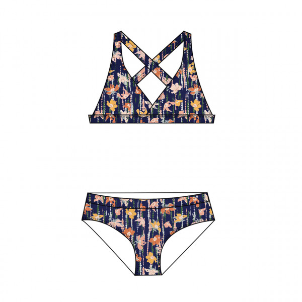 Mädchen Bikini voll gefüttert