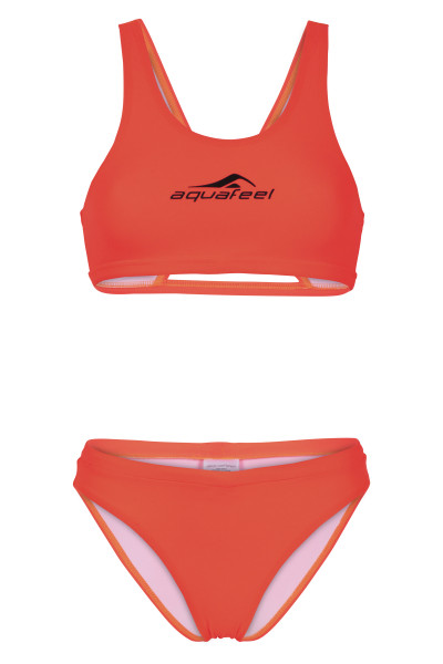 Bikini Mädchen orange sportiv