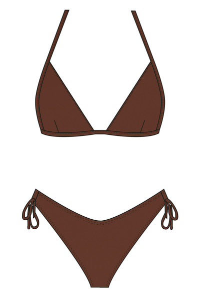 Bikini Damen gefüttert mit Schalen