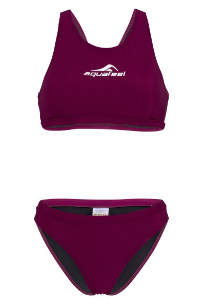 Bikini Damen sportiv rot