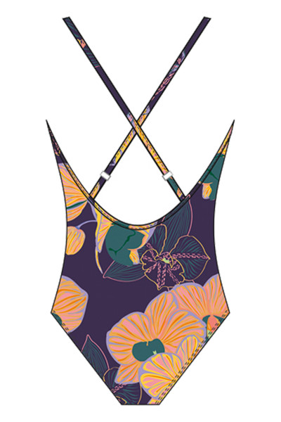 Damen Badeanzug vorne und hinten gefüttert