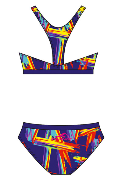 Bikini Mädchen sportive ergonomische Träger