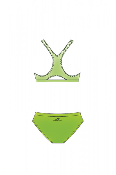 Bikini Damen grün sportiv