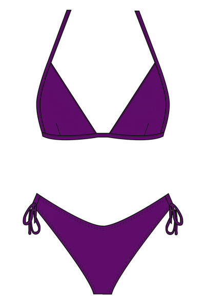 Bikini Damen gefüttert mit Schalen