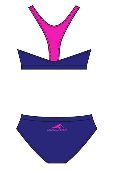 Bikini Damen sportive ergonomische Träger