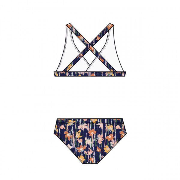Mädchen Bikini voll gefüttert
