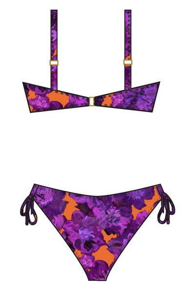 Bikini Damen mit Formbügel floral